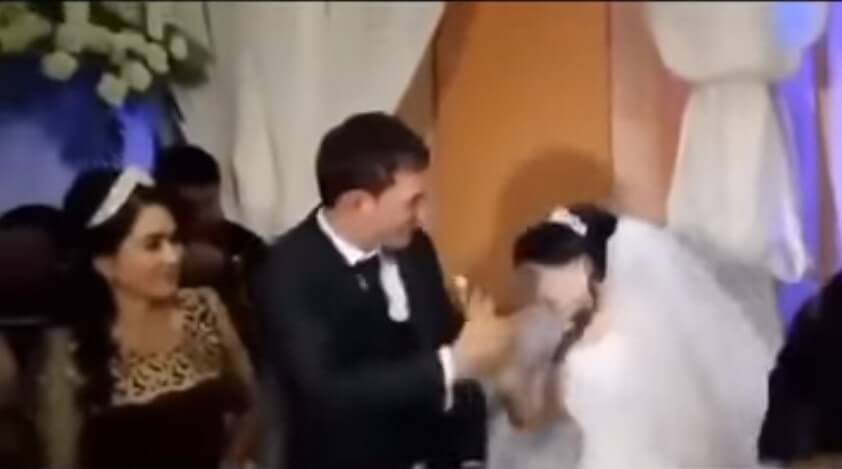 Um Absurdo V Deo Mostra Noiva Apanhando Em Seu Pr Prio Casamento